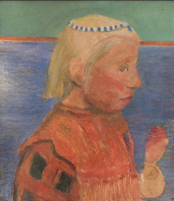 Fanciulla in abito rosso, Becker di Antje Stehen