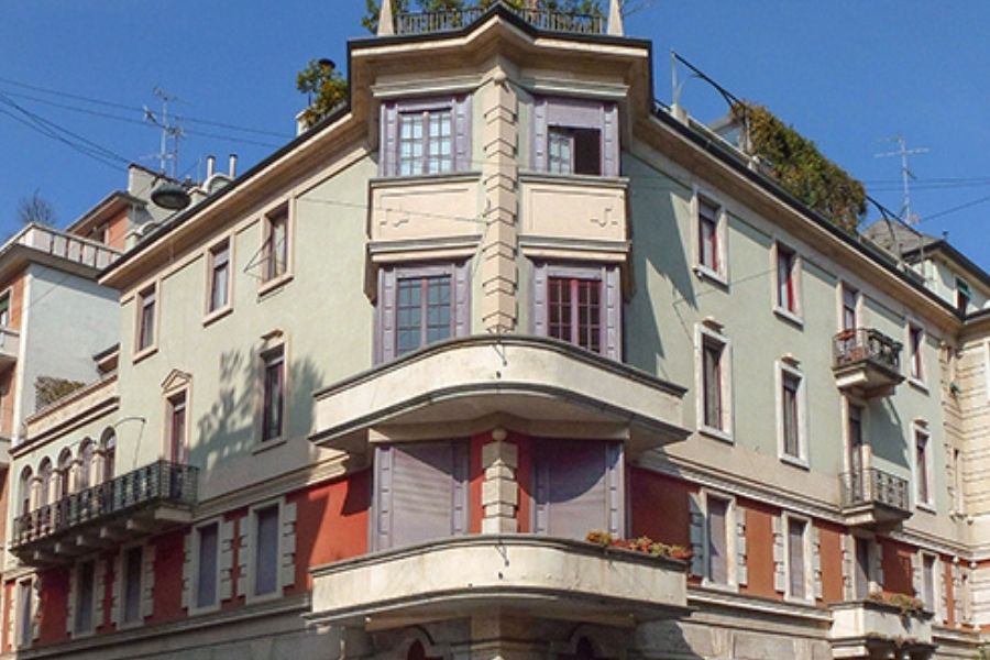 La palazzina di via Jan