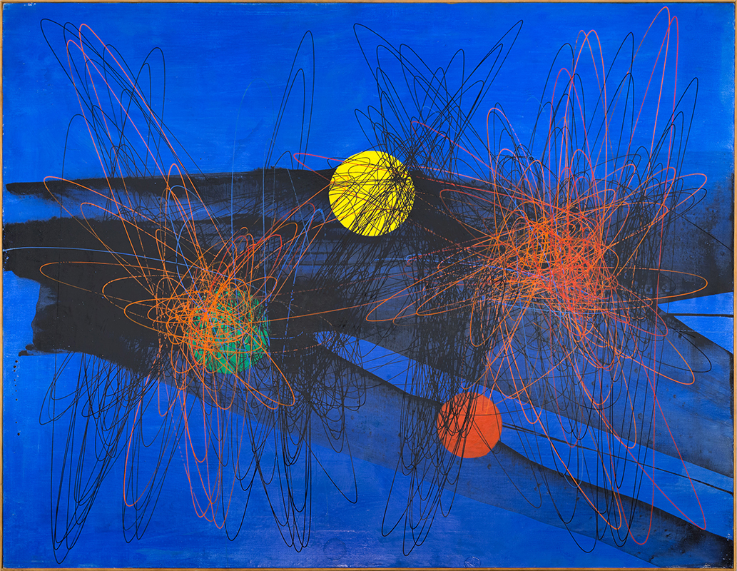 Il sogno di Anna Bolena II, 1951-1952 | Crippa | Olio su tela, 113 x 146 cm