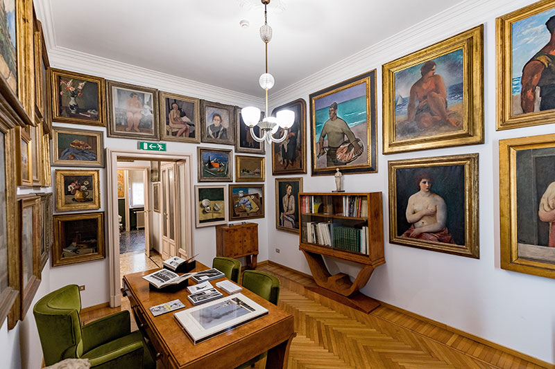 Sala 4: Il Novecento italiano | Camera degli ospiti