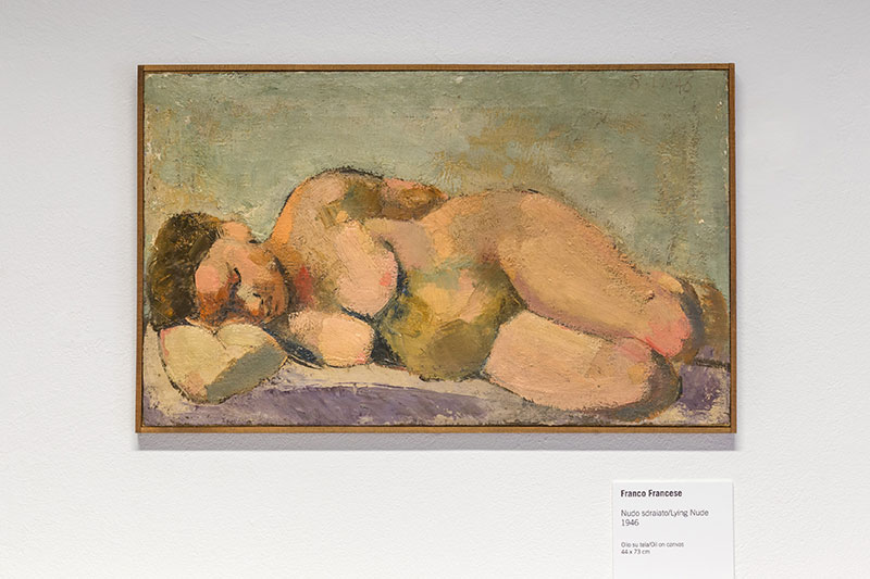 Mostra Franco Francese | Nudo sdraiato, 1945